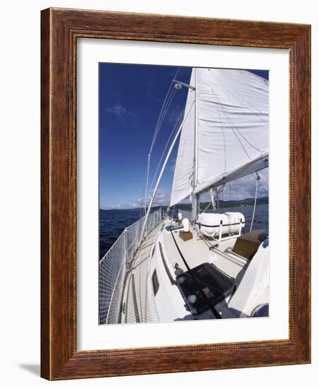 Aboard a Sailboat-null-Framed Photographic Print