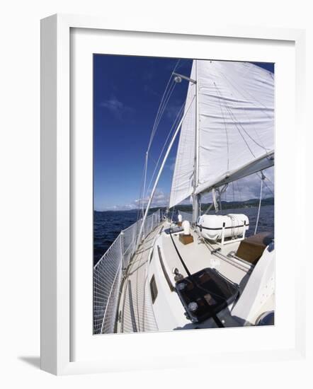 Aboard a Sailboat-null-Framed Photographic Print