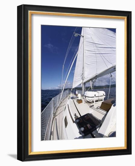 Aboard a Sailboat-null-Framed Photographic Print