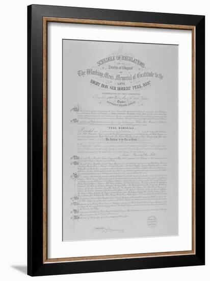 Abolotion of Bread Tax, 1851-James Yates-Framed Giclee Print