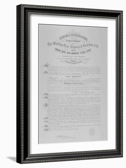 Abolotion of Bread Tax, 1851-James Yates-Framed Giclee Print