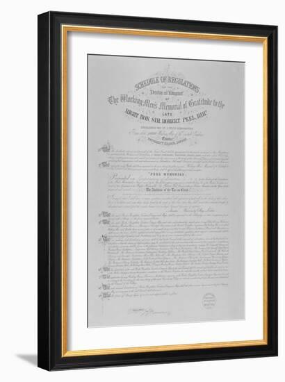 Abolotion of Bread Tax, 1851-James Yates-Framed Giclee Print