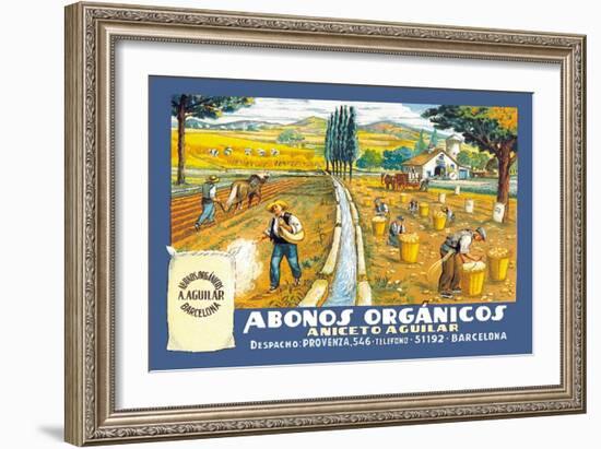 Abonos Organicos-null-Framed Art Print