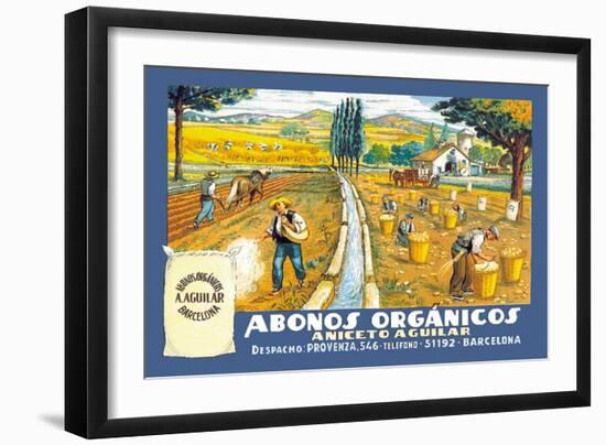 Abonos Organicos-null-Framed Art Print