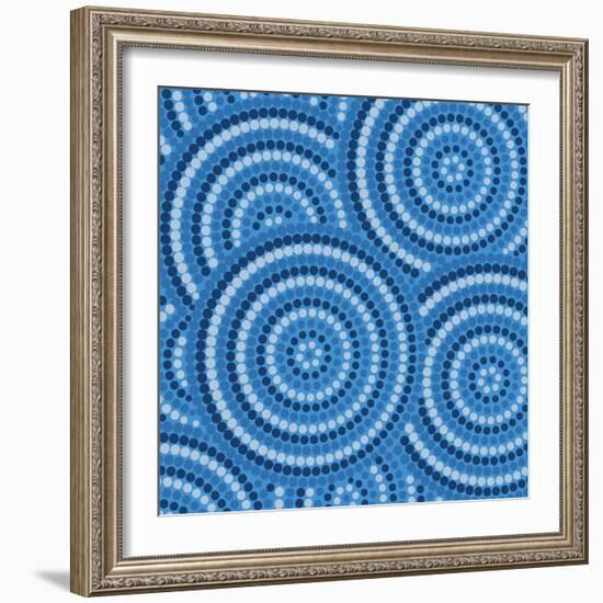 Aboriginal Abstract Art-Piccola-Framed Art Print