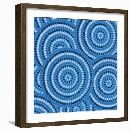 Aboriginal Abstract Art-Piccola-Framed Art Print