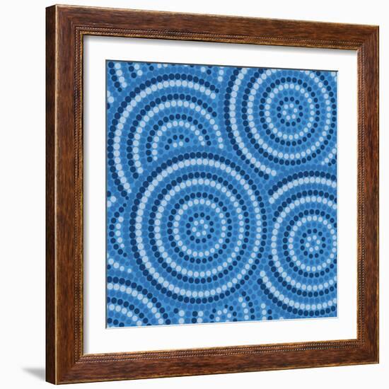 Aboriginal Abstract Art-Piccola-Framed Art Print