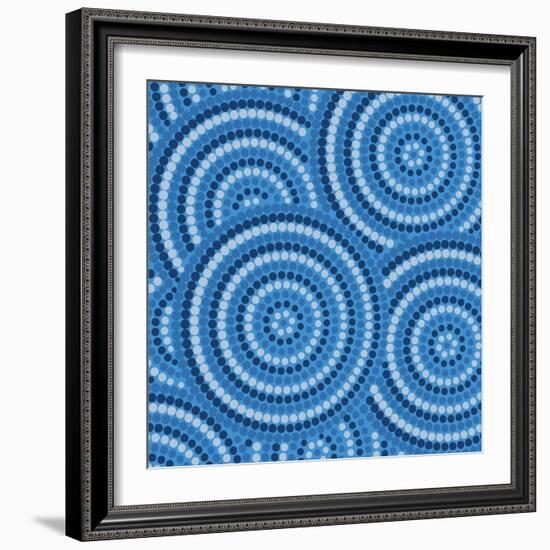 Aboriginal Abstract Art-Piccola-Framed Art Print