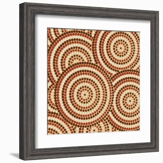 Aboriginal Abstract Art-Piccola-Framed Art Print