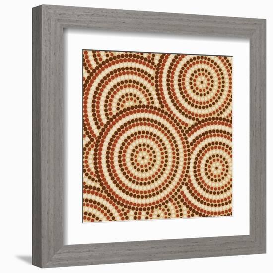 Aboriginal Abstract Art-Piccola-Framed Art Print