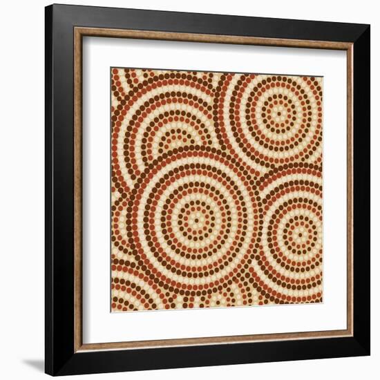 Aboriginal Abstract Art-Piccola-Framed Art Print