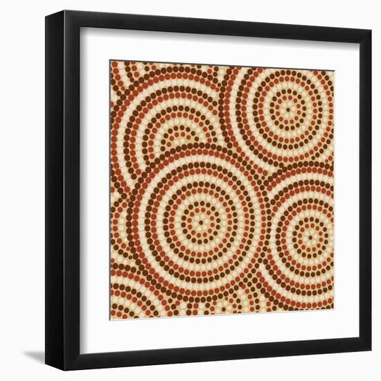 Aboriginal Abstract Art-Piccola-Framed Art Print