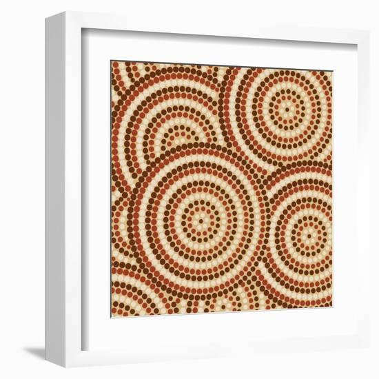 Aboriginal Abstract Art-Piccola-Framed Art Print