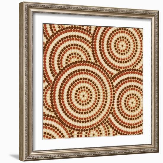 Aboriginal Abstract Art-Piccola-Framed Art Print