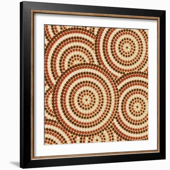 Aboriginal Abstract Art-Piccola-Framed Art Print