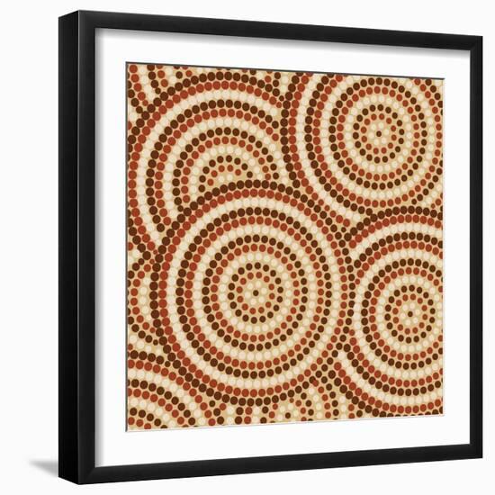 Aboriginal Abstract Art-Piccola-Framed Art Print