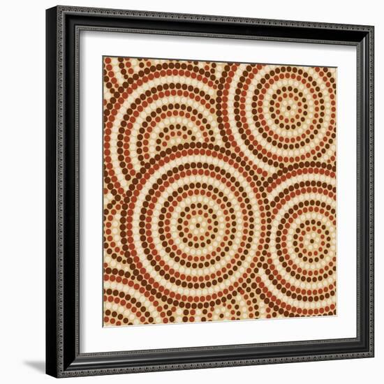 Aboriginal Abstract Art-Piccola-Framed Art Print