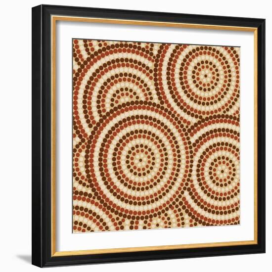 Aboriginal Abstract Art-Piccola-Framed Art Print