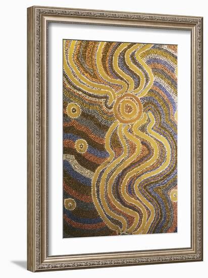 Aboriginal Art from Central Australia-null-Framed Giclee Print