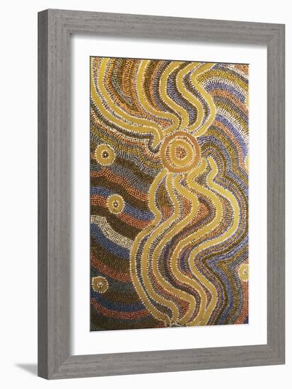 Aboriginal Art from Central Australia-null-Framed Giclee Print