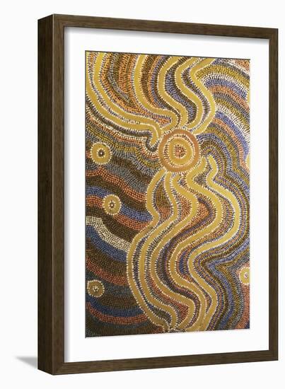 Aboriginal Art from Central Australia-null-Framed Giclee Print