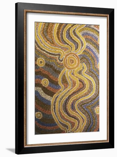 Aboriginal Art from Central Australia-null-Framed Giclee Print