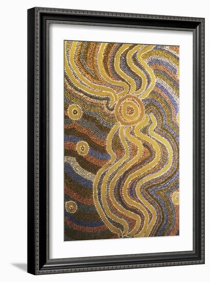 Aboriginal Art from Central Australia-null-Framed Giclee Print