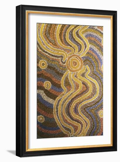 Aboriginal Art from Central Australia-null-Framed Giclee Print