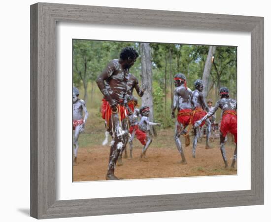 Aboriginal Dance, Australia-Sylvain Grandadam-Framed Photographic Print