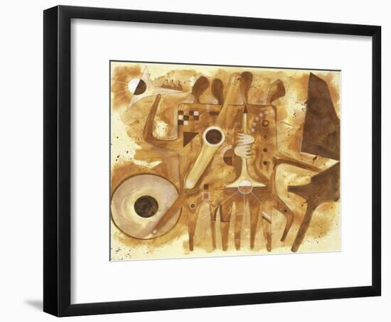 Aboriginal Jazz, c.1997-Gil Mayers-Framed Giclee Print