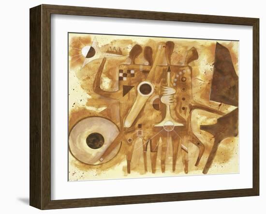 Aboriginal Jazz, c.1997-Gil Mayers-Framed Giclee Print