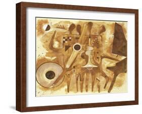 Aboriginal Jazz, c.1997-Gil Mayers-Framed Giclee Print