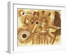 Aboriginal Jazz, c.1997-Gil Mayers-Framed Giclee Print