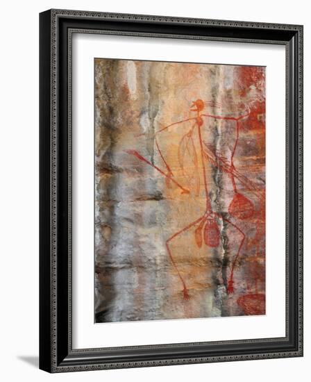 Aboriginal Rock Art, Ubirr, Kakadu National Par, Northern Territory, Australia, Pacific-Schlenker Jochen-Framed Photographic Print