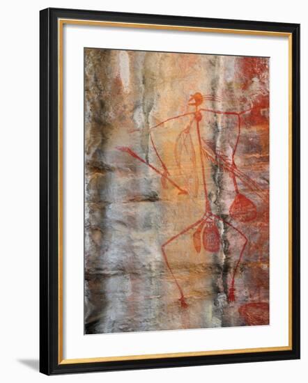 Aboriginal Rock Art, Ubirr, Kakadu National Par, Northern Territory, Australia, Pacific-Schlenker Jochen-Framed Photographic Print