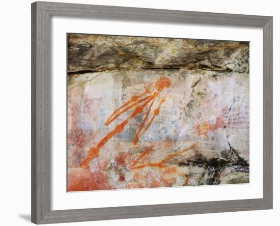 Aboriginal Rock Art, Ubirr, Kakadu National Park, Northern Territory, Australia, Pacific-Schlenker Jochen-Framed Photographic Print