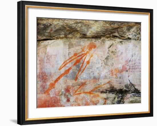 Aboriginal Rock Art, Ubirr, Kakadu National Park, Northern Territory, Australia, Pacific-Schlenker Jochen-Framed Photographic Print