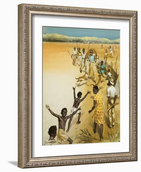 Aborigines-Mcbride-Framed Giclee Print