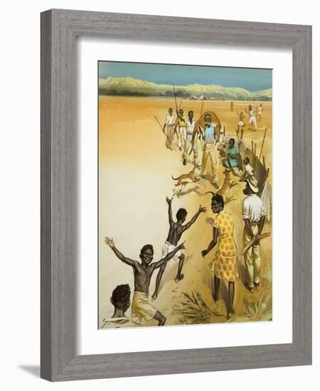 Aborigines-Mcbride-Framed Giclee Print