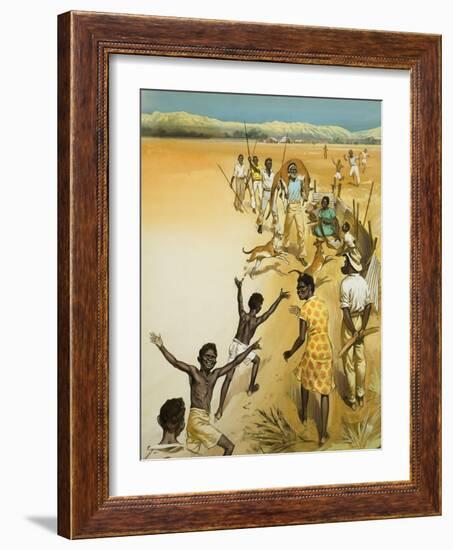 Aborigines-Mcbride-Framed Giclee Print