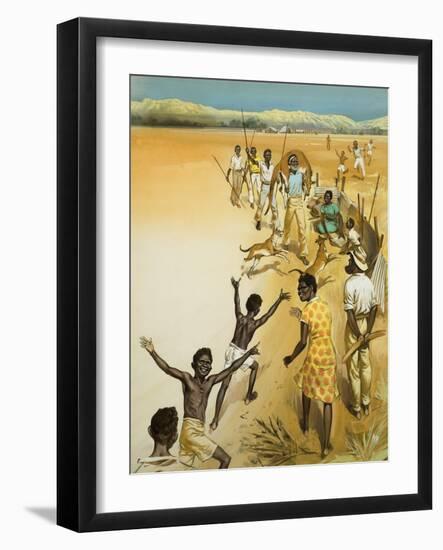 Aborigines-Mcbride-Framed Giclee Print