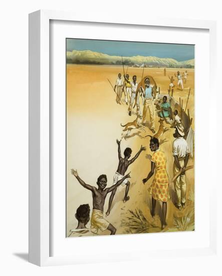 Aborigines-Mcbride-Framed Giclee Print