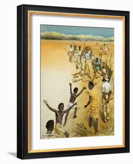 Aborigines-Mcbride-Framed Giclee Print