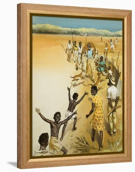 Aborigines-Mcbride-Framed Premier Image Canvas