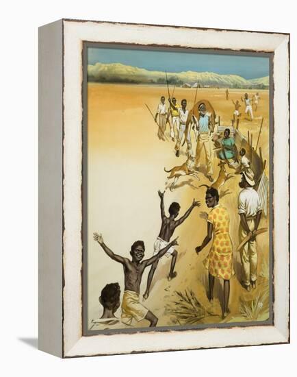 Aborigines-Mcbride-Framed Premier Image Canvas