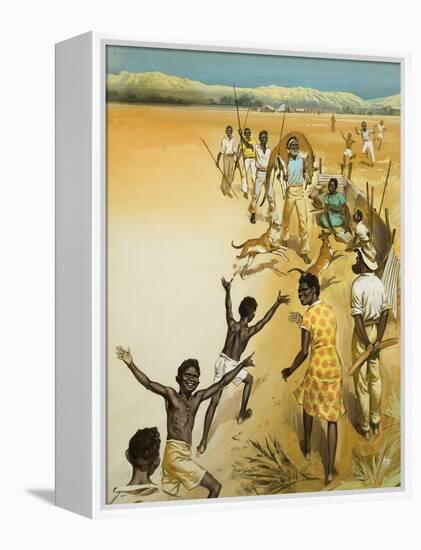 Aborigines-Mcbride-Framed Premier Image Canvas