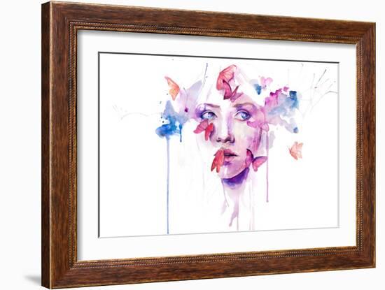 About a New Place-Agnes Cecile-Framed Art Print