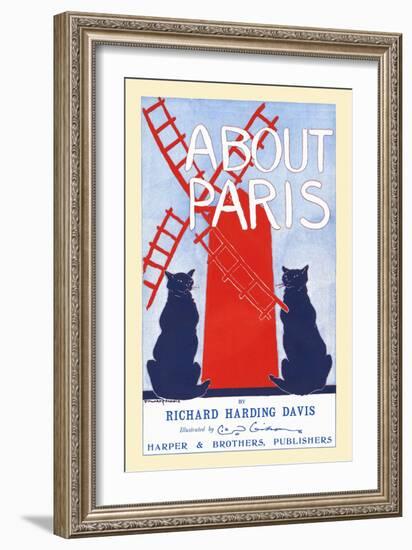 About Paris By Richard Harding Davis-Edward Penfield-Framed Art Print