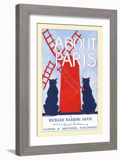 About Paris By Richard Harding Davis-Edward Penfield-Framed Art Print