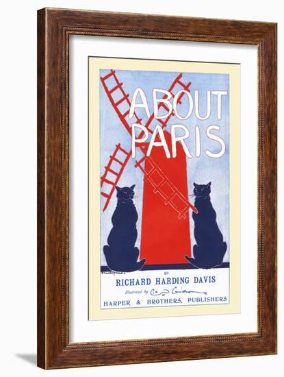 About Paris By Richard Harding Davis-Edward Penfield-Framed Art Print